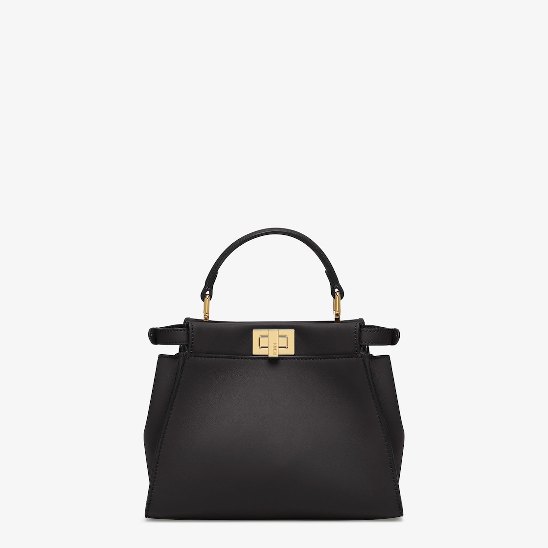 FENDI Peekaboo Mini Black leather bag - Image 3